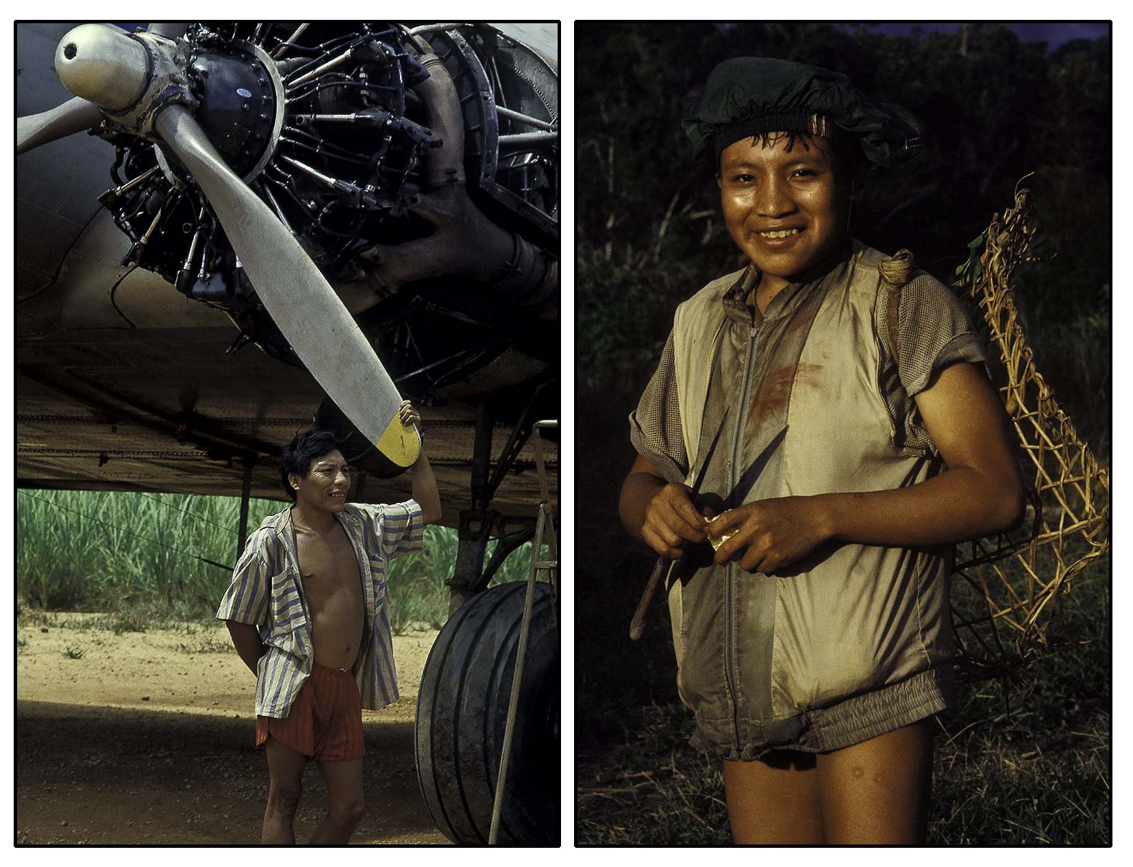 Acculturated Yanomami indigenous people gold mining Amazon