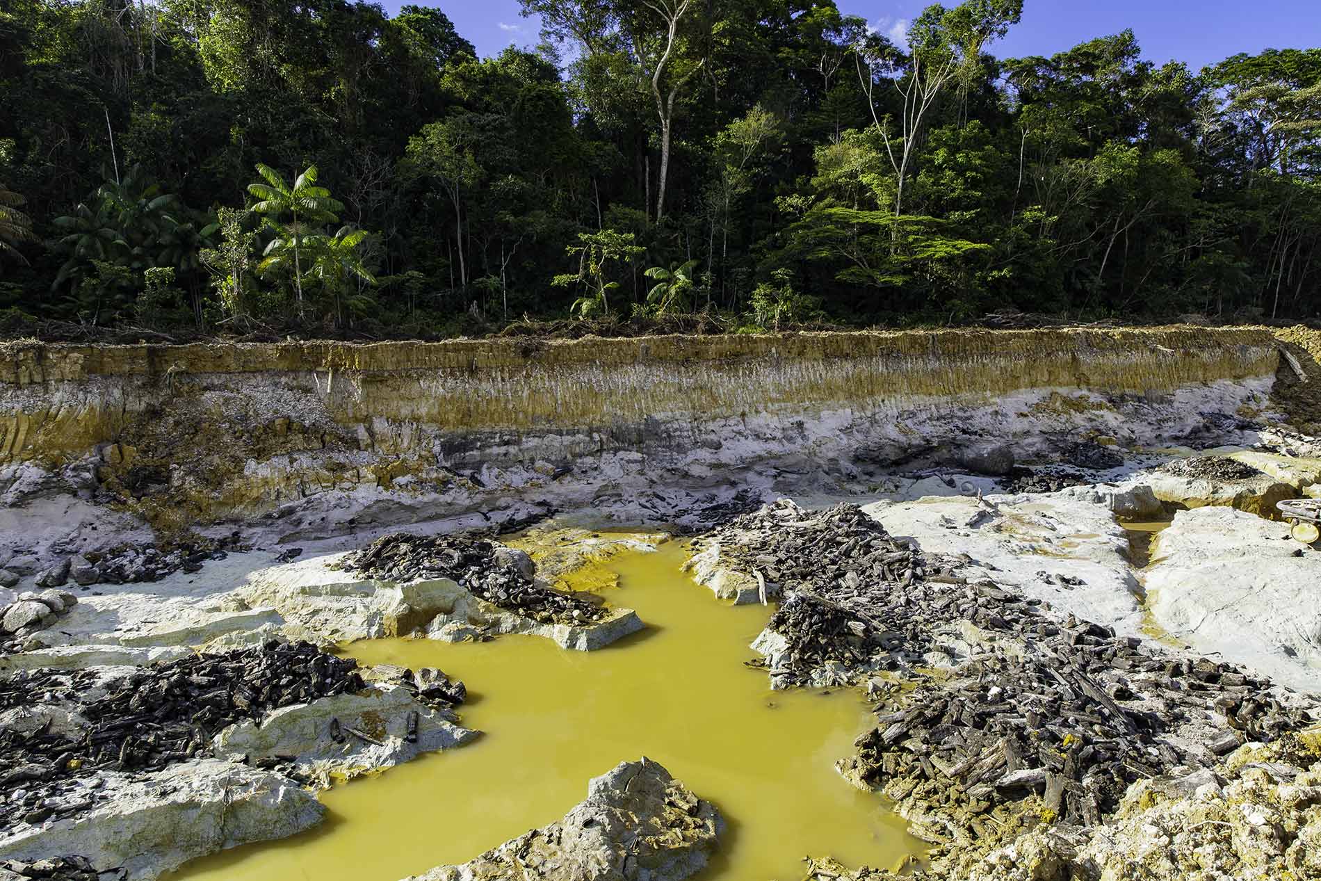 Gold mining Amazon deforestation