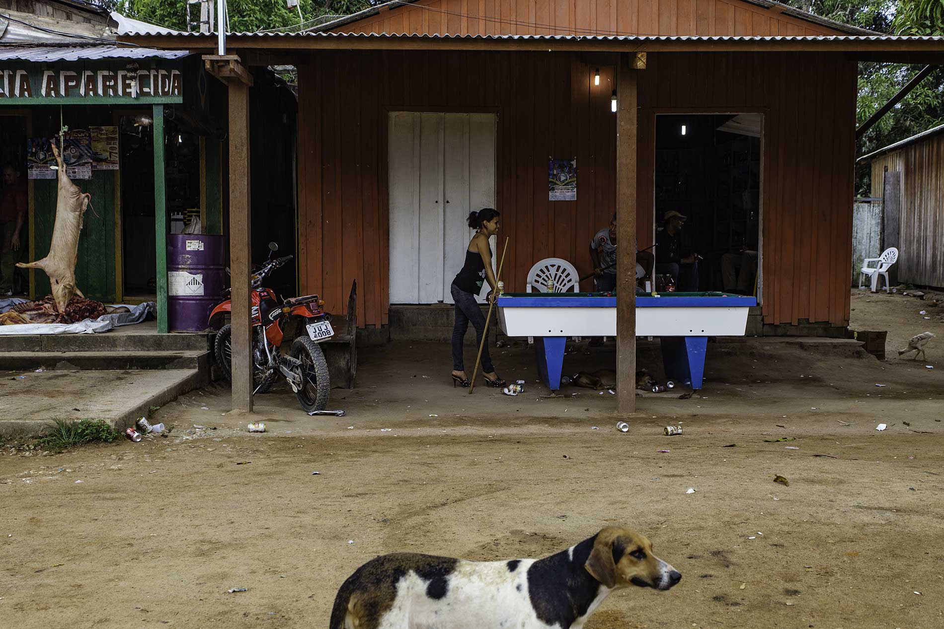 Prostitution gold mining village Amazon Brazil