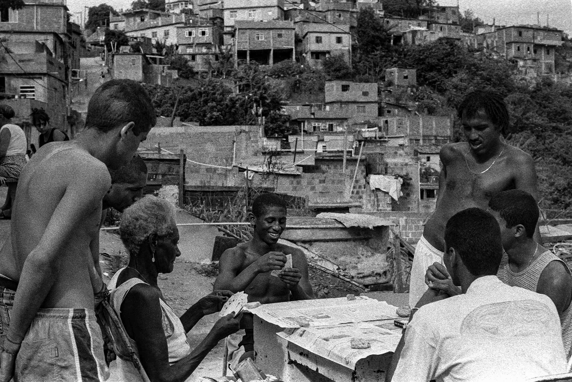 Cards game Rio de Janeiro favela